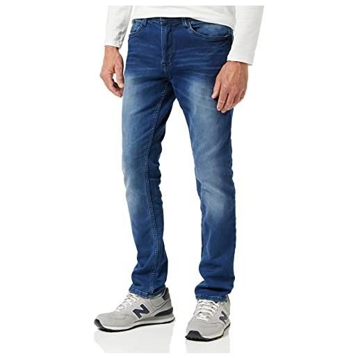 b BLEND blend jet jeans slim, blu (denim middle blue 76201.0), w33/l34 (taglia produttore: 33.0) uomo