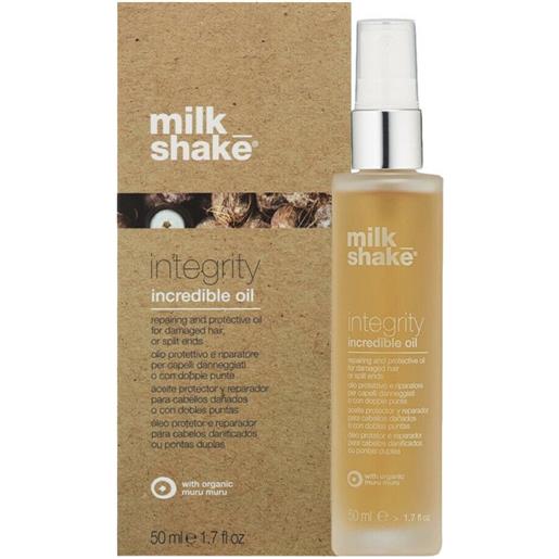 milk_shake integrity incredible oil 50ml - olio protettivo ristrutturante doppie punte capelli danneggiati