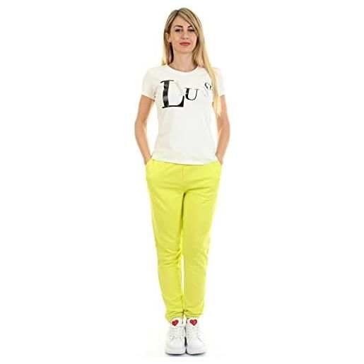 Liu Jo Jeans t shirt liu jo con logo bianco donna es22lj01 ta2028 j5003
