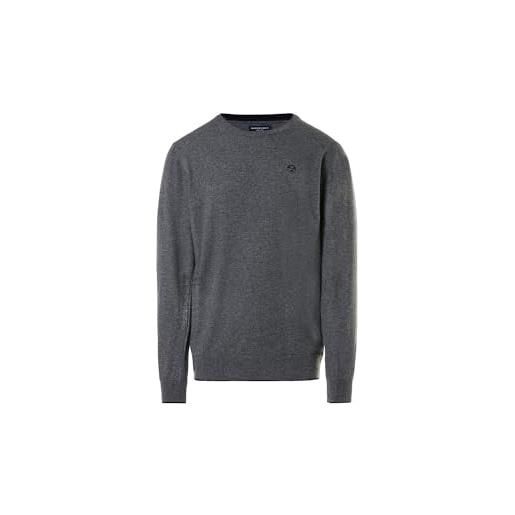 NORTH SAILS - maglione uomo girocollo 699859 - xl, grigio medio