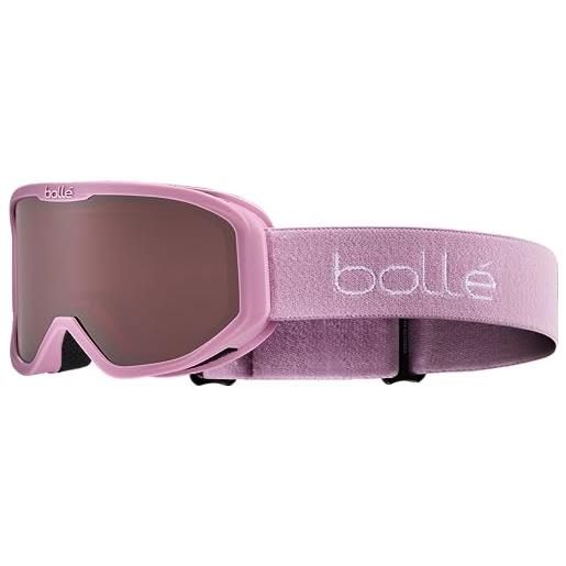 bollé, inuk pink matte, rosy bronze cat 3, occhiali da sci, extra small, unisex bambini
