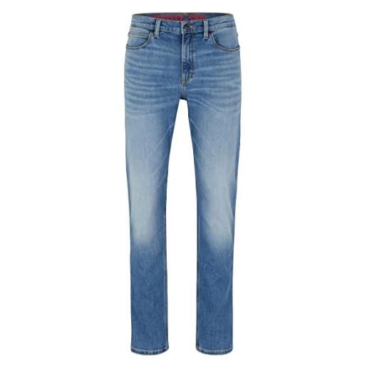HUGO 708 cm pantaloni di jeans, turchese, 32w x 34l uomo