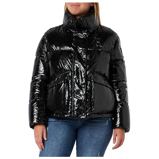 Blauer giubbini corti imbottito piuma giacchetto, 999 nero, s donna
