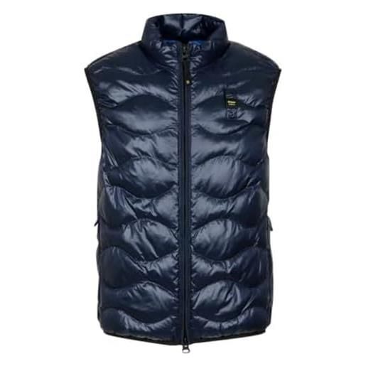 Blauer smanicati imbottito ovatta piumino a gilet, 596ge mora int. Mare egeo, m uomo