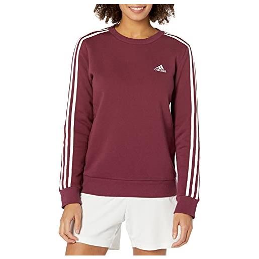 adidas women's essentials 3-stripes fleece sweatshirt