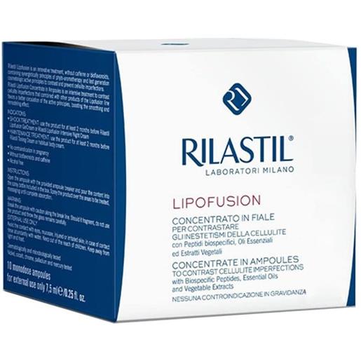 RILASTIL lipofusion - trattamento concentrato anticellulite 10 fiale da 7,5 ml