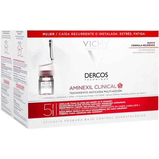 Vichy dercos aminexil clinical 5 - trattamento anti caduta 42 fiale