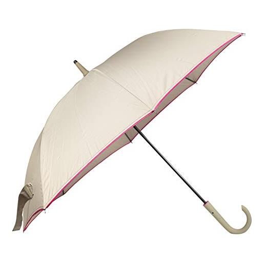 VIRSUS ombrello da pioggia 6120 con apertura automatica con pulsante e con asta robusta classico di alta qualità ombrello grande in tessuto varie colorazioni (grigio)