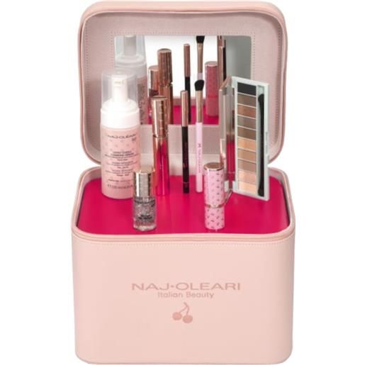 Naj-Oleari beauty box make-up large beauty case con prodotti must-have