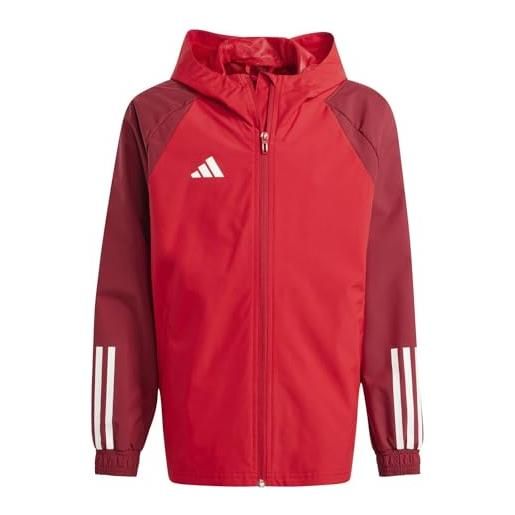 adidas unisex - bambini e ragazzi giacca tiro 23 competition - giacca per tutte le stagioni, team onix/team light grey, hu1319, 152