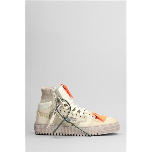 Off White sneakers 3.0 off court in pelle beige