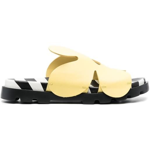 Camper sandali slides brutus twins - giallo