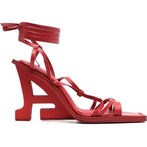 Ahluwalia sandali a 110mm - rosso