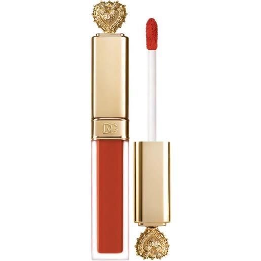 Dolce & Gabbana devotion rossetto liquido in mousse - 300 felicitá terracotta orange