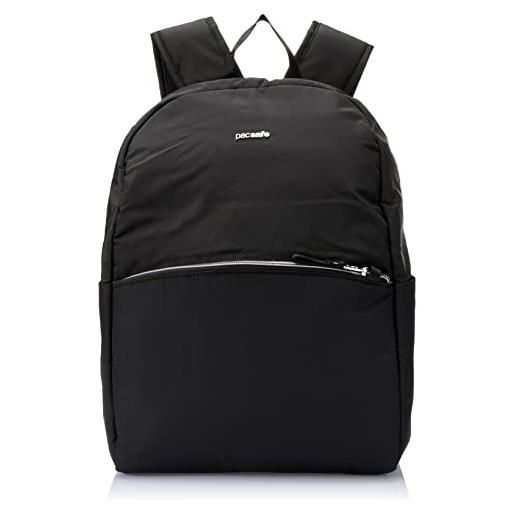 Pacsafe stylesafe anti-theft backpack zaino casual, 37 cm, 12 liters, nero (black 100)