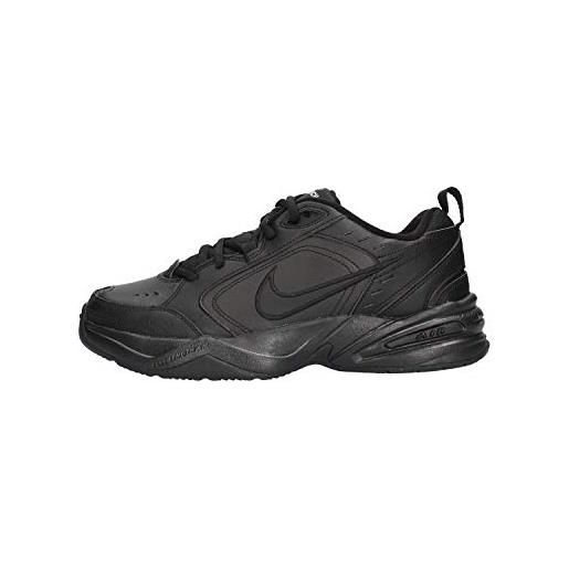 Nike air monarch iv, scarpe da ginnastica uomo, nero black black 001, 43 eu