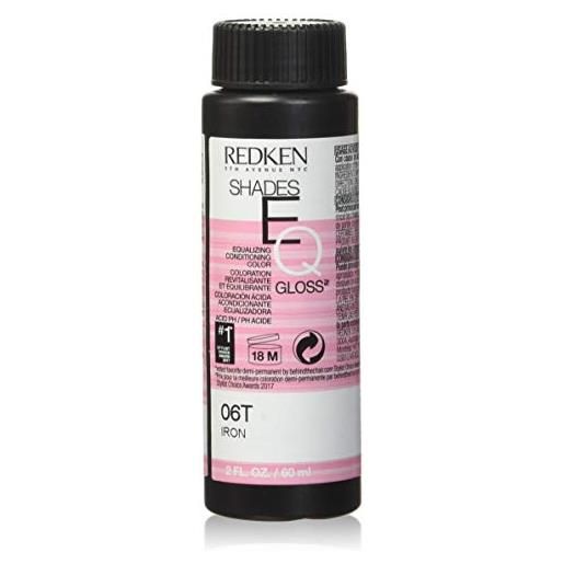 Redken shades eq equalising conditioning colour gloss, 06t - iron, iron
