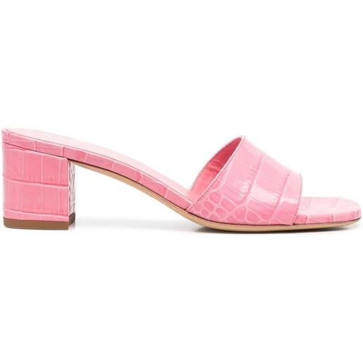 Paris Texas sandali in pelle goffrati - rosa