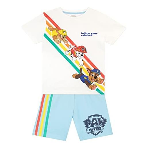 Paw Patrol set maglietta e pantaloncino per ragazzi 2-3 anni