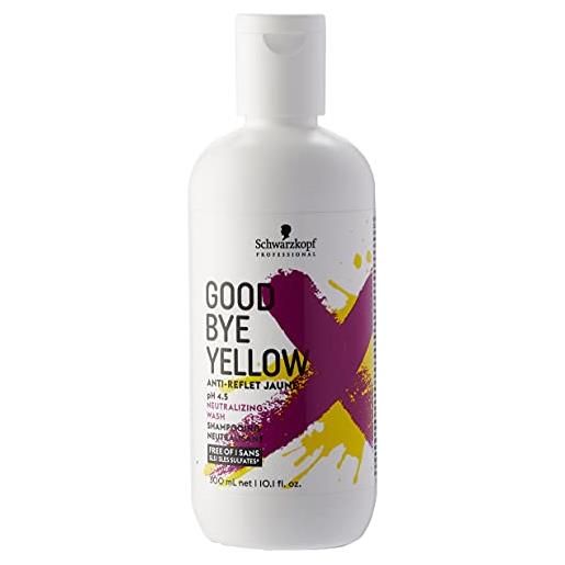 Schwarzkopf sch395 shampoo good bye giallo, 300 ml