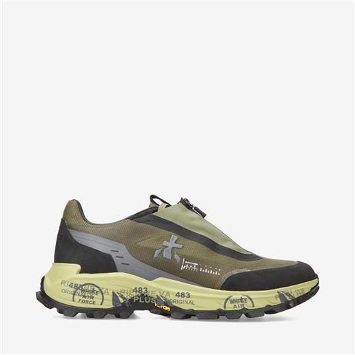 Premiata sneakers sciliar 341 verde militare