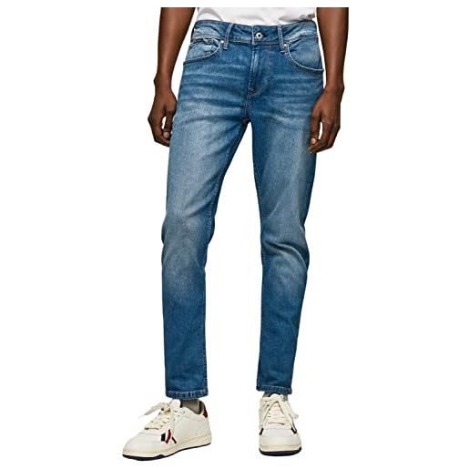 Pepe Jeans finsbury jeans, blu (denim-dn8), 31w / 32l uomo