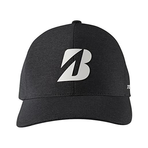 Bridgestone Golf bridgestone tour b delta fitted cap cappellino da baseball, carbone melange, xl unisex-adulto