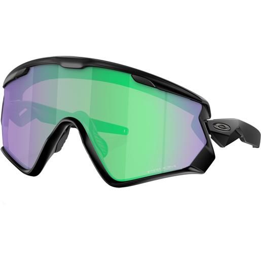 OAKLEY wind jacket 2.0 matt blk prizm road jade occhiali sportivi