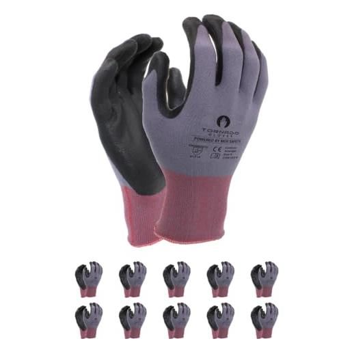 MCR Safety contour avenger/premium guanti di montaggio/taglia 8, 10 paia/grigio/massima qualità/guanti di montaggio/prodotti negli stati uniti/forte maniglia/guanti resistenti al taglio guanti da
