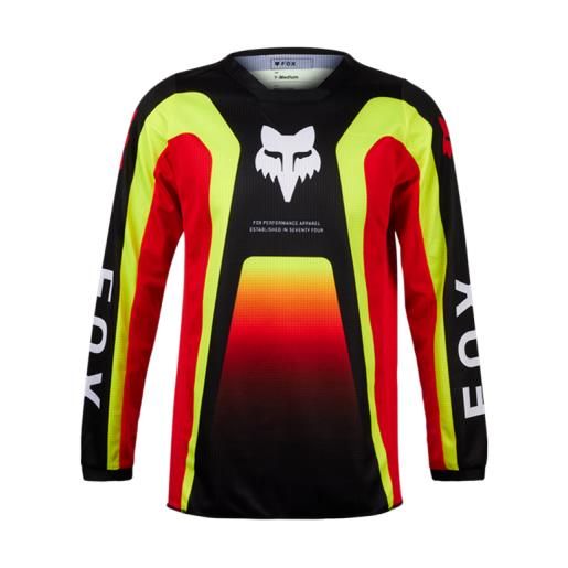 FOX maglia youth 180 ballast nero rosso FOX s