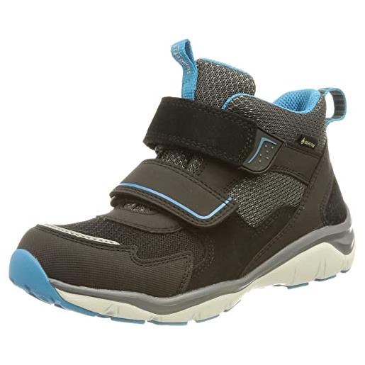 Superfit sport5, scarpe da ginnastica, nero azzurro 0020, 34 eu larga