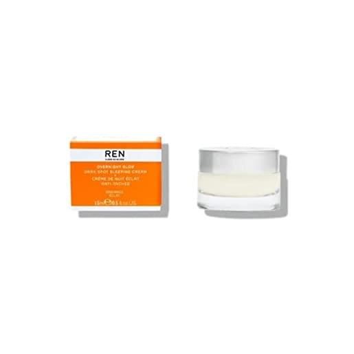 REN Clean Skincare crema per dormire con macchie scure, da viaggio, 15 ml