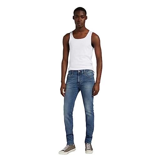 Gas jeans 5 tasche fit skinny sax zip rev 351418030789 34 blu blu chiaro
