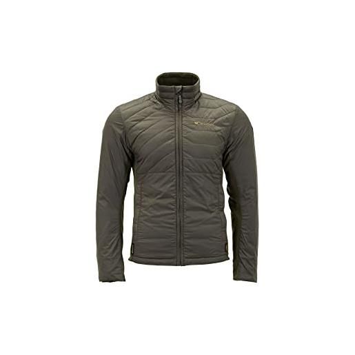 Carinthia g-loft ultra jacket 2.0 midlayer, giacca antivento da uomo, ultra leggera, traspirante, dimensioni ridotte con molte tasche, oliva, l
