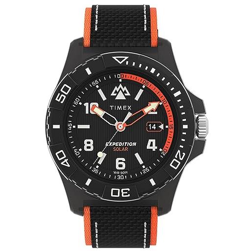 Timex orologio analogico al quarzo uomo con cinturino in plastica tw2v66100jr