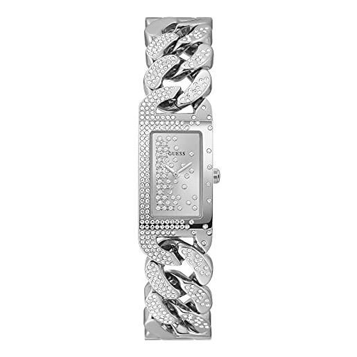 GUESS orologio analogico al quarzo donna con cinturino in acciaio inossidabile gw0298l1