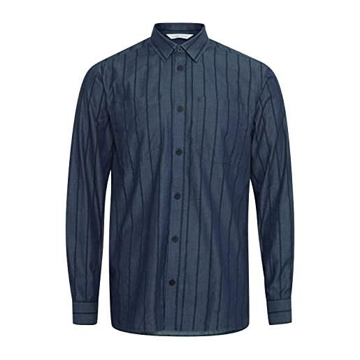 CASUAL FRIDAY alvin striped-maglietta a maniche corte camicia, navy blazer (193923), xl uomo