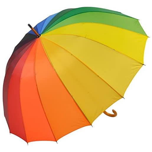 Falcone® ombrello, colori dell'arcobaleno, multicolour, multi, multicolore, multi