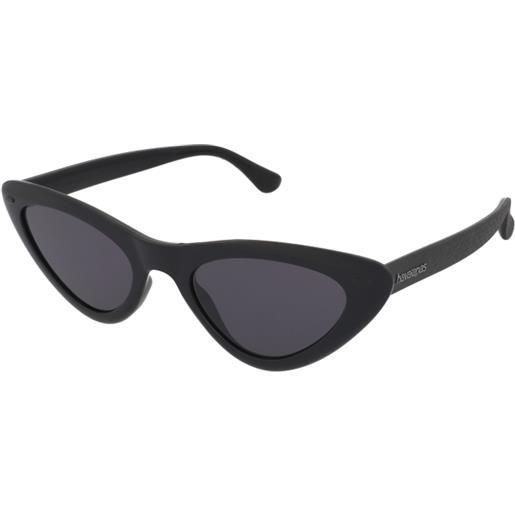 Havaianas pipa 807/ir | occhiali da sole graduati o non graduati | plastica | cat eye | nero | adrialenti