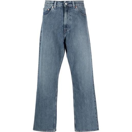 OUR LEGACY jeans a gamba ampia - blu