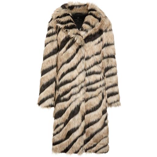 Unreal Fur cappotto in finta pelliccia bengal kiss - toni neutri