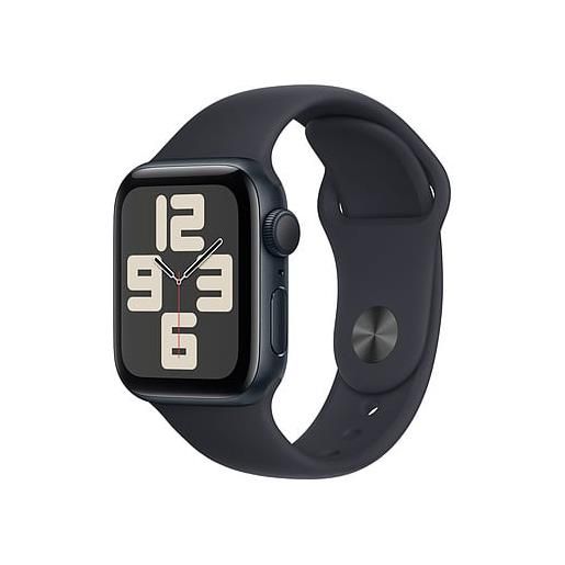 Apple smartwatch Apple watch se 2023 gps 40mm cassa in alluminio con cinturino sportivo s/m mezzanotte [mr9x3eu]