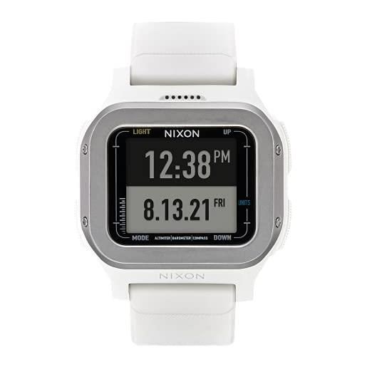 Nixon orologio digitale quarzo uomo con cinturino in silicone a1324-145-00
