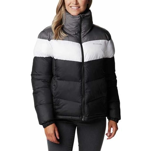Columbia puffect™ color blocked jacket nero l donna
