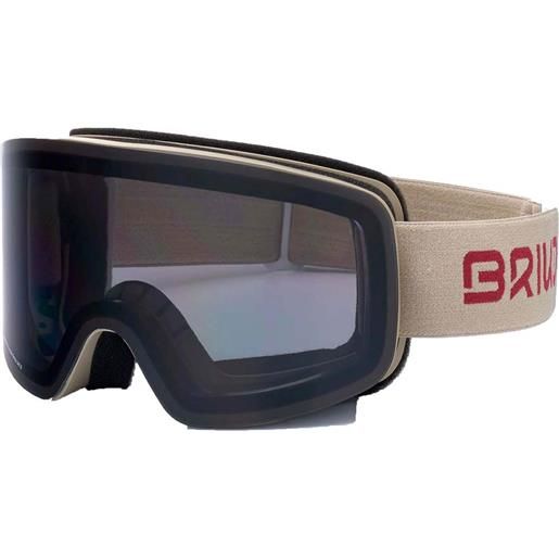 Briko borealis magnetic+spare lens ski goggles beige sg3p1/cat2