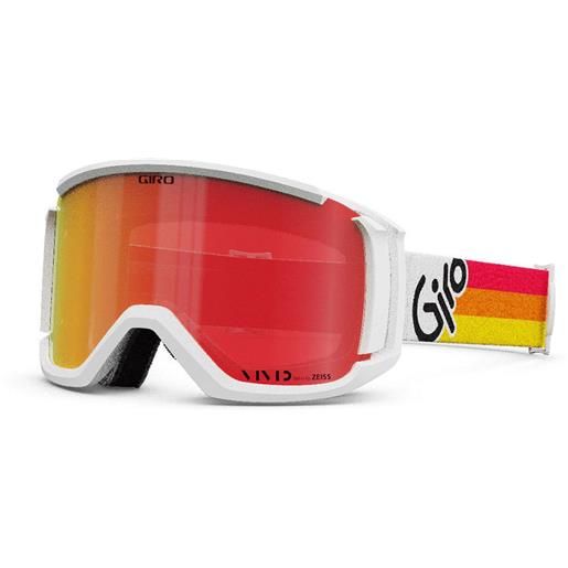 Giro revolt ski goggles rosso, arancione vivid ember/cat2