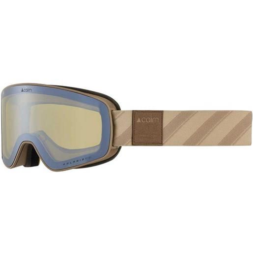Cairn magnituded polarized ski goggles beige cat3