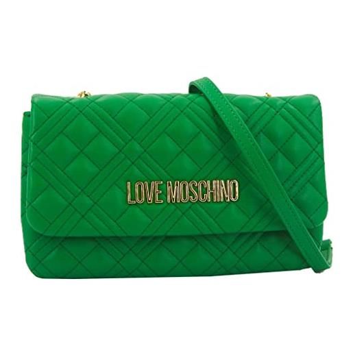 Love Moschino jc4097pp1gla0, borsa a spalla, donna, verde, taglia unica