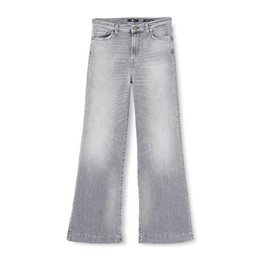 7 For All Mankind dojo moderno jeans, grigio, 31w x 31l donna