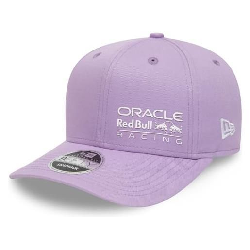 New Era red bull racing seasonal 9fifty pre curve berretto da baseball - viola pastello - merchandise ufficiale fanwear (m-l)